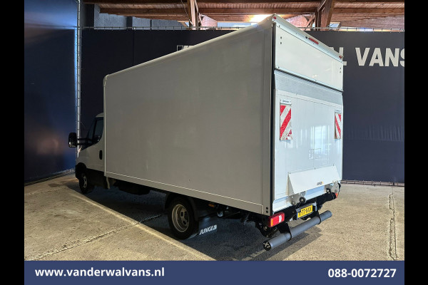 Iveco Daily 35C16H 157pk Dubbel Lucht Bakwagen Laadklep Euro6 Airco | 1010kg laadvermogen Bijrijdersbank