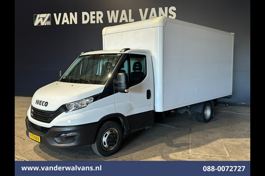 Iveco Daily 35C16H 157pk Dubbel Lucht Bakwagen Laadklep Euro6 Airco | 1010kg laadvermogen Bijrijdersbank