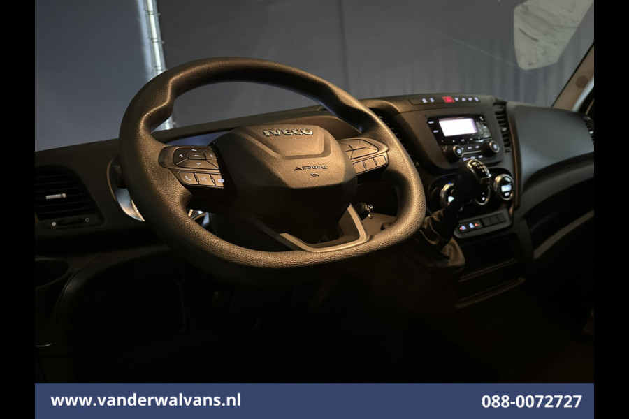 Iveco Daily 35C16H 157pk Dubbel Lucht Bakwagen Laadklep Euro6 Airco | 1010kg laadvermogen Bijrijdersbank