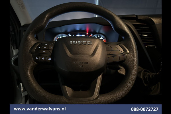 Iveco Daily 35C16H 157pk Dubbel Lucht Bakwagen Laadklep Euro6 Airco | 1010kg laadvermogen Bijrijdersbank