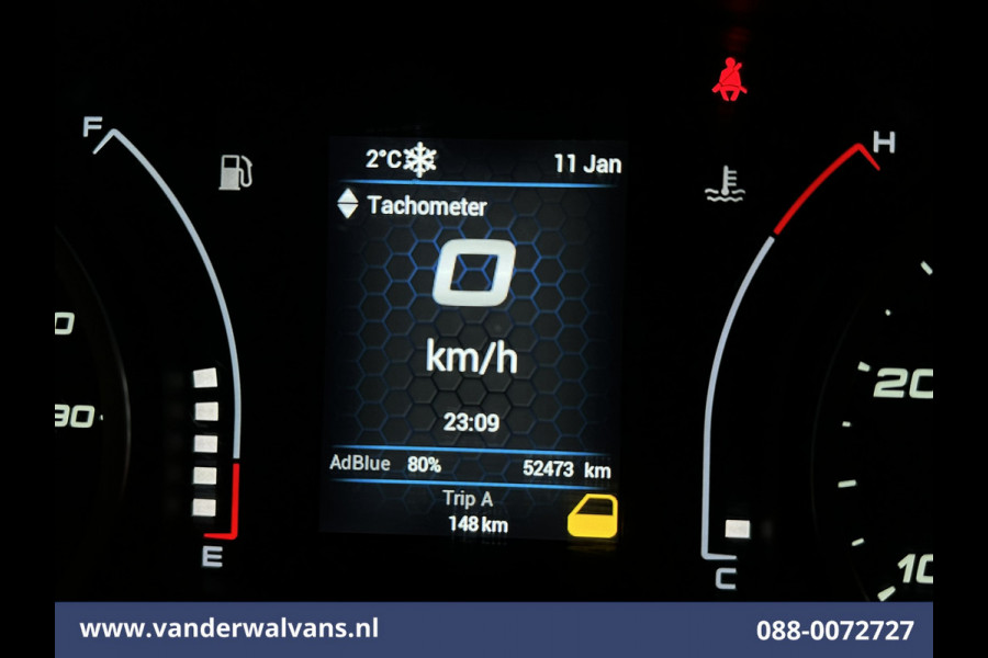 Iveco Daily 35C16H 157pk Dubbel Lucht Bakwagen Laadklep Euro6 Airco | 1010kg laadvermogen Bijrijdersbank