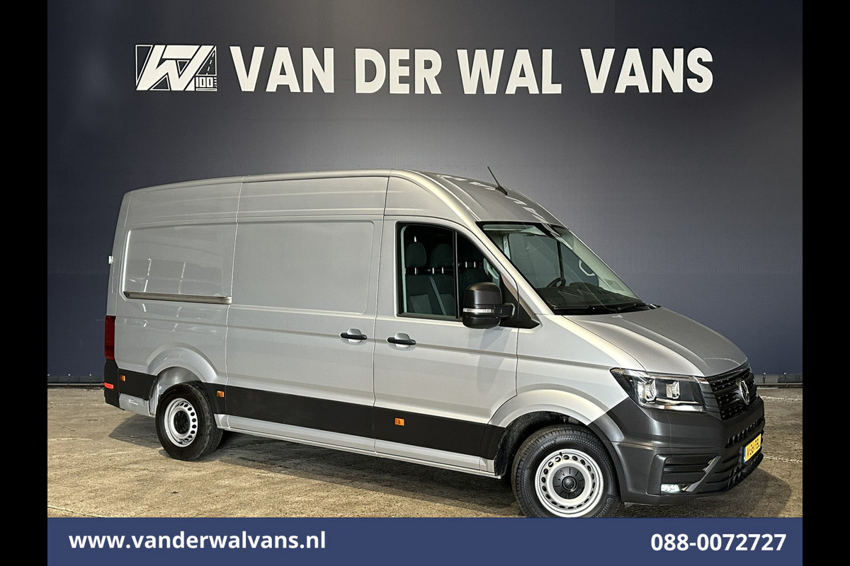 Volkswagen Crafter 2.0 TDI 141pk L3H3 L2H2 Euro6 Airco | 3000kg Trekhaak | Cruisecontrol | Chauffeursstoel Bijrijdersbank