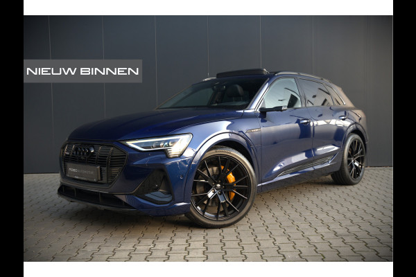 Audi e-tron e-tron 55 quattro advanced Pro Line S 95 kWh S-Line | Panoramadak | Bang & Olufsen | Stoelverwarming | Head-Up Display | 360 Camera | Matrix LED | Luchtvering | Memory Seat | Keyless | Elektrisch Verstelbare Stoelen | B&O
