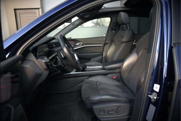 Audi e-tron e-tron 55 quattro advanced Pro Line S 95 kWh S-Line | Panoramadak | Bang & Olufsen | Stoelverwarming | Head-Up Display | 360 Camera | Matrix LED | Luchtvering | Memory Seat | Keyless | Elektrisch Verstelbare Stoelen | B&O