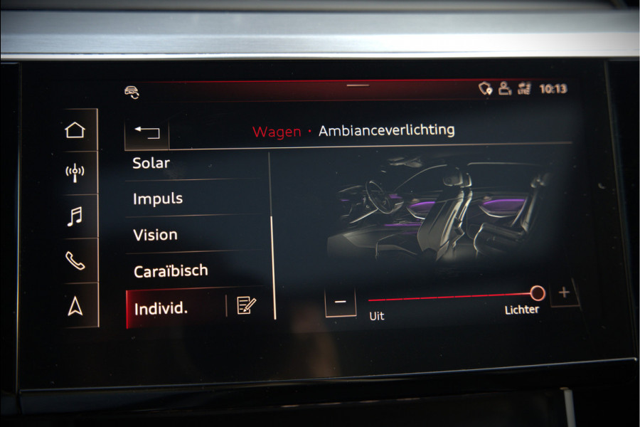 Audi e-tron e-tron 55 quattro advanced Pro Line S 95 kWh S-Line | Panoramadak | Bang & Olufsen | Stoelverwarming | Head-Up Display | 360 Camera | Matrix LED | Luchtvering | Memory Seat | Keyless | Elektrisch Verstelbare Stoelen | B&O