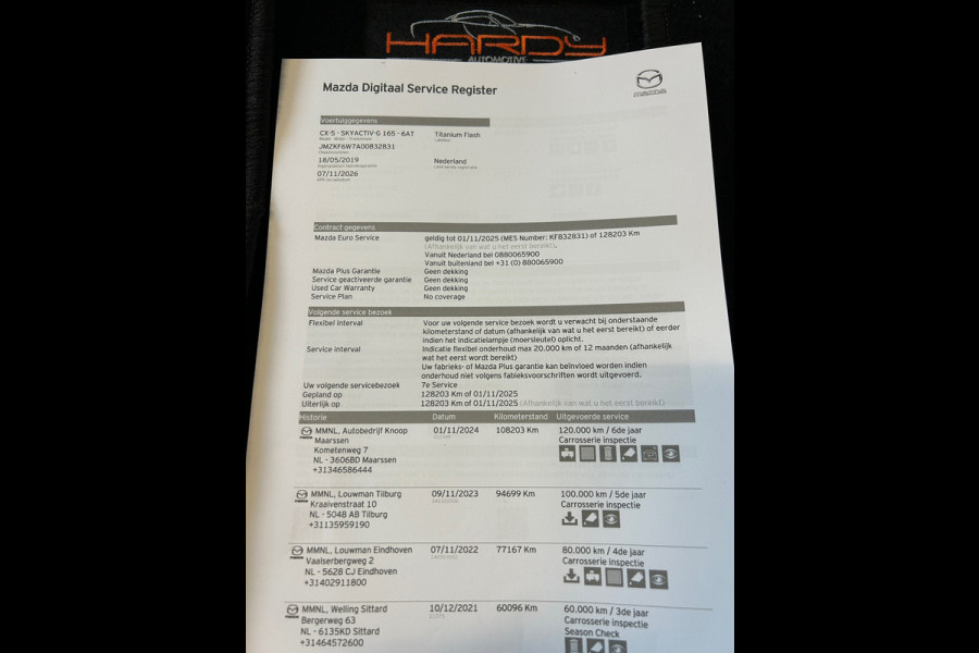 Mazda CX-5 2.0 SkyActiv-G 165 Luxury Automaat 100% Dealer Onderhouden Rijklaarprijs!