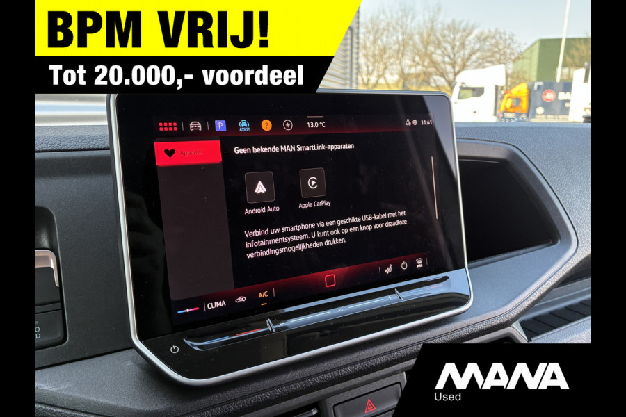 MAN TGE NIEUW 3.140 Bakwagen Dhollandia laadklep Nieuw model