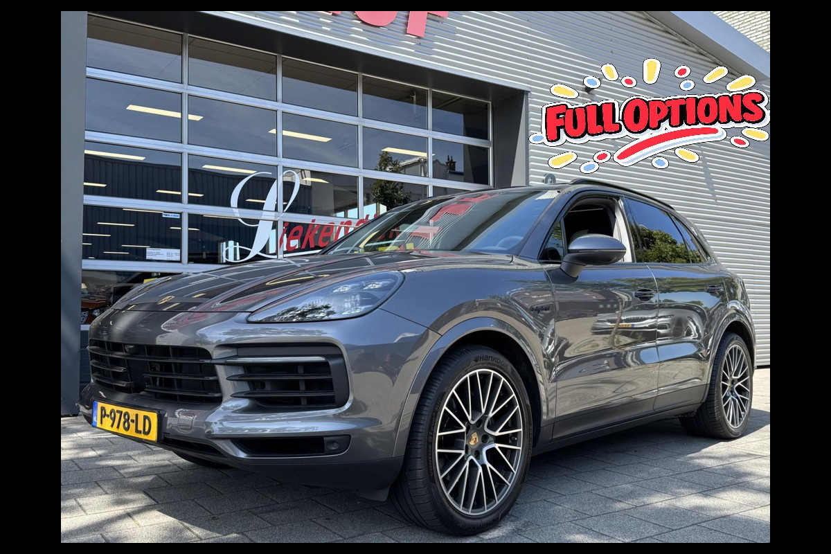Porsche Cayenne 3.0 E-Hybrid SPORT - Panorama dak I Sport pakket I Leer I Airco I 21"Sport velgen I Black Trim I Nacht camera