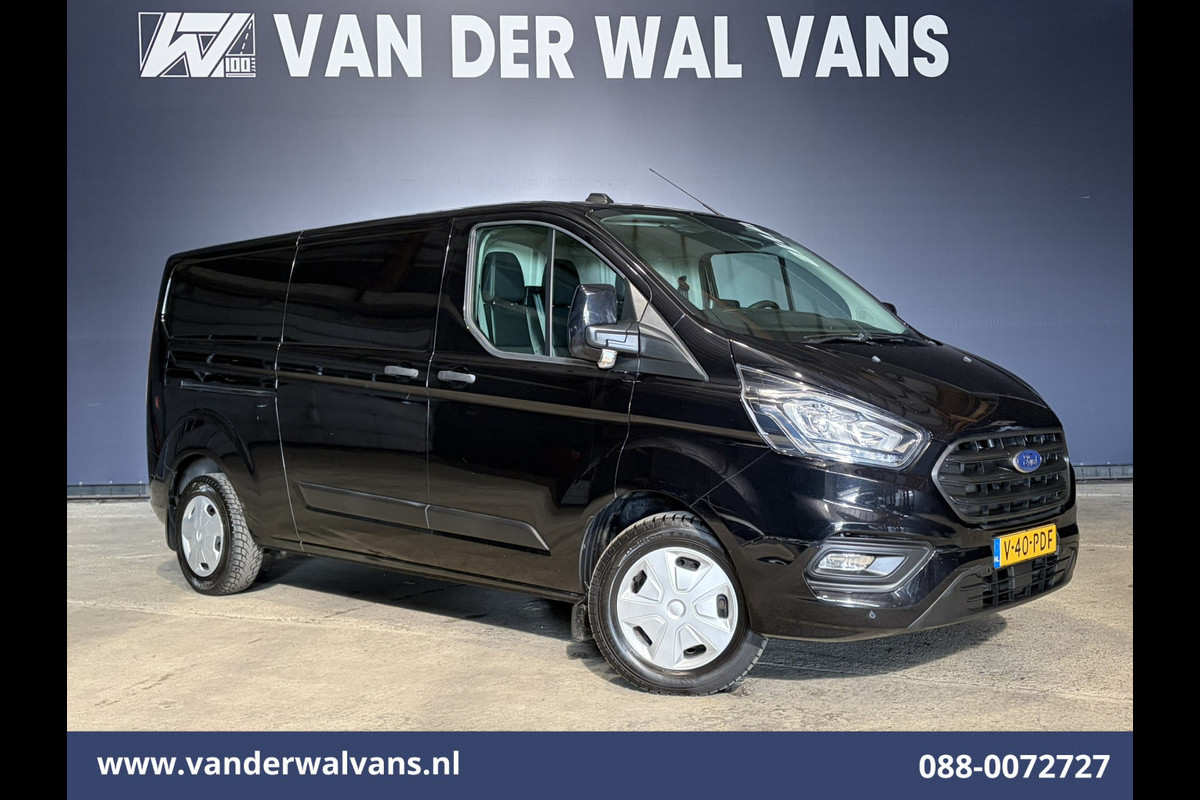 Ford Transit Custom 2.0 TDCI 131pk L2H1 Euro6 Airco | Camera | Leder | Navigatie | LED | Cruisecontrol Verwarmde Voorruit, Parkeersensoren, Bijrijdersbank, 2800kg trekvermogen