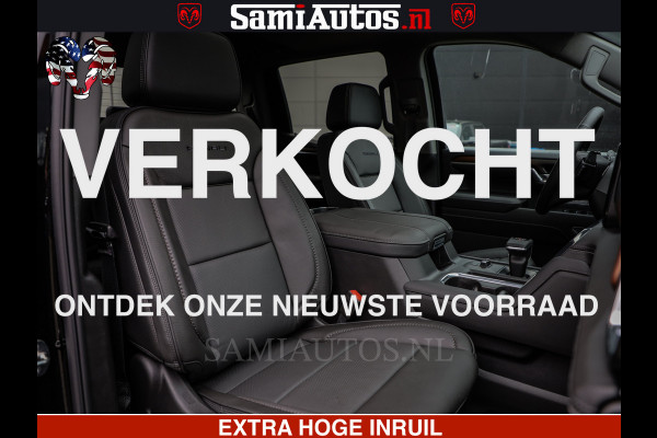 GMC Sierra Denali 6.2 V8 426PK | HUD | ALLE OPTIES | HEAD-UP | LANE ASSIST | 360 CAMERA | VIRTUAL COCKPIT | BLACK LEDER | DUBBELE CABINE | 5 PERSOONS | PICK UP | Voorraad Nr 2561 - 4234