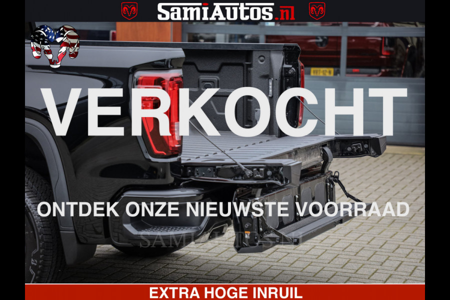 GMC Sierra Denali 6.2 V8 426PK | HUD | ALLE OPTIES | HEAD-UP | LANE ASSIST | 360 CAMERA | VIRTUAL COCKPIT | BLACK LEDER | DUBBELE CABINE | 5 PERSOONS | PICK UP | Voorraad Nr 2561 - 4234