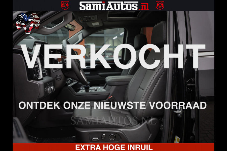 GMC Sierra Denali 6.2 V8 426PK | HUD | ALLE OPTIES | HEAD-UP | LANE ASSIST | 360 CAMERA | VIRTUAL COCKPIT | BLACK LEDER | DUBBELE CABINE | 5 PERSOONS | PICK UP | Voorraad Nr 2561 - 4234