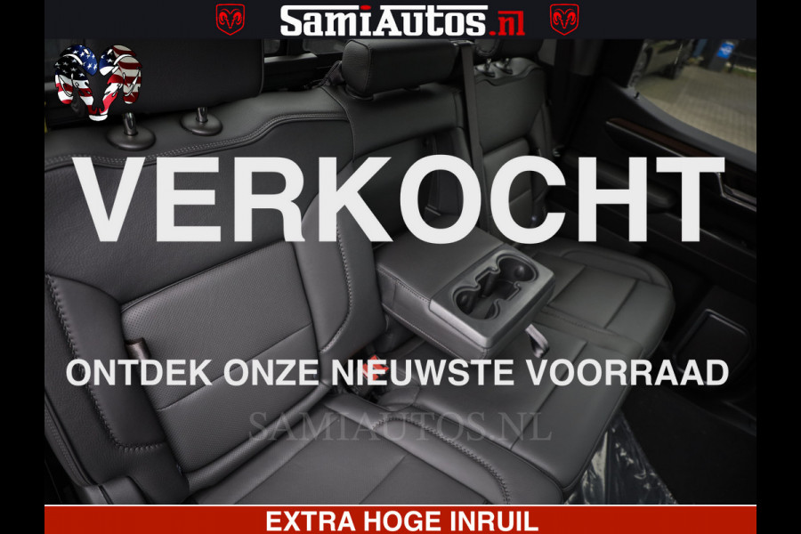 GMC Sierra Denali 6.2 V8 426PK | HUD | ALLE OPTIES | HEAD-UP | LANE ASSIST | 360 CAMERA | VIRTUAL COCKPIT | BLACK LEDER | DUBBELE CABINE | 5 PERSOONS | PICK UP | Voorraad Nr 2561 - 4234