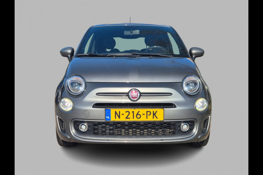 Fiat 500 S 1.2 Sport Carplay, Half leder