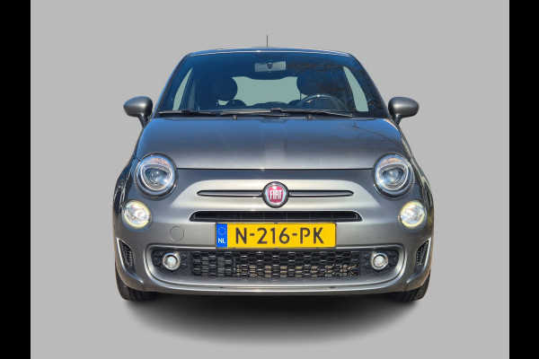 Fiat 500 S 1.2 Sport Carplay, Half leder