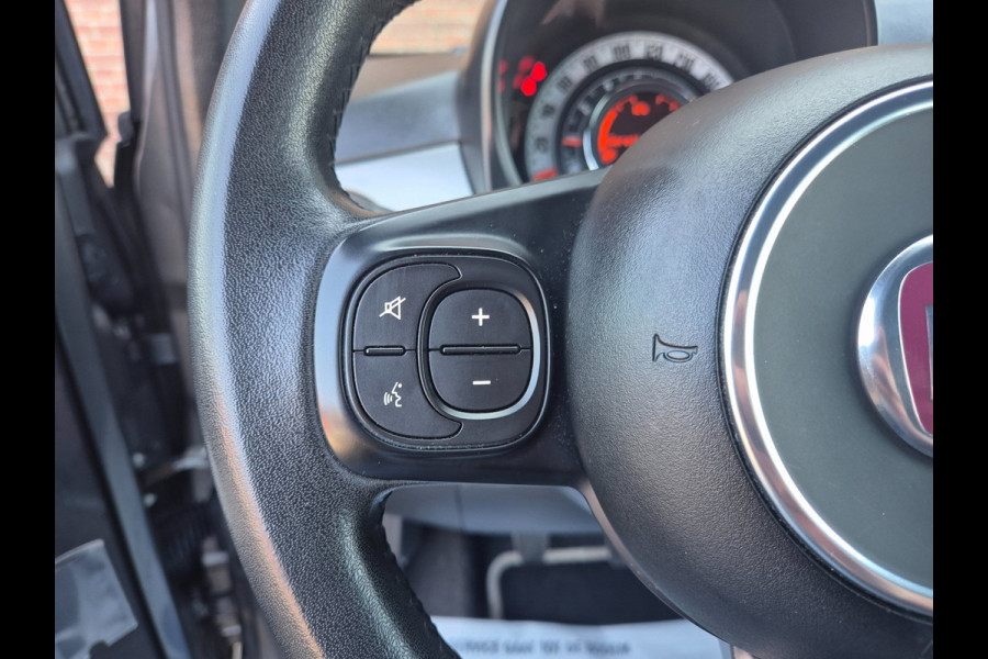 Fiat 500 S 1.2 Sport Carplay, Half leder