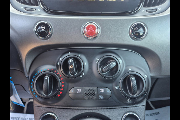 Fiat 500 S 1.2 Sport Carplay, Half leder