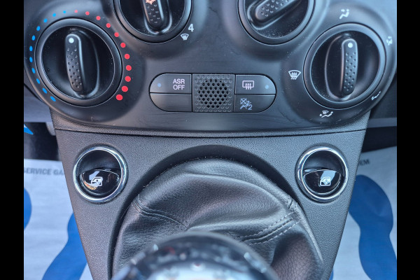 Fiat 500 S 1.2 Sport Carplay, Half leder