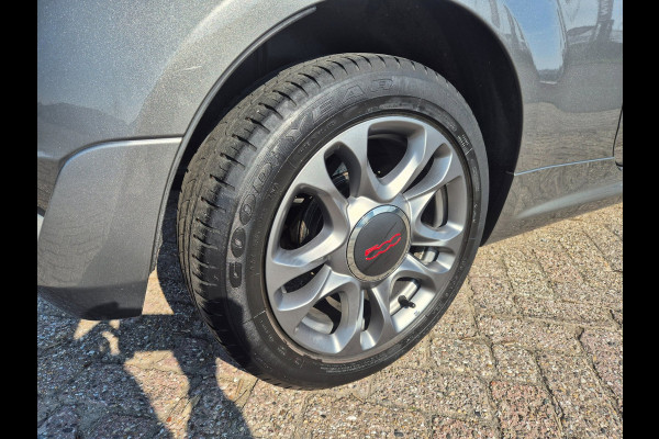 Fiat 500 S 1.2 Sport Carplay, Half leder