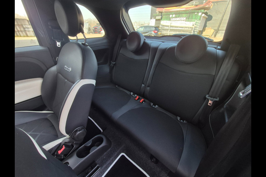 Fiat 500 S 1.2 Sport Carplay, Half leder