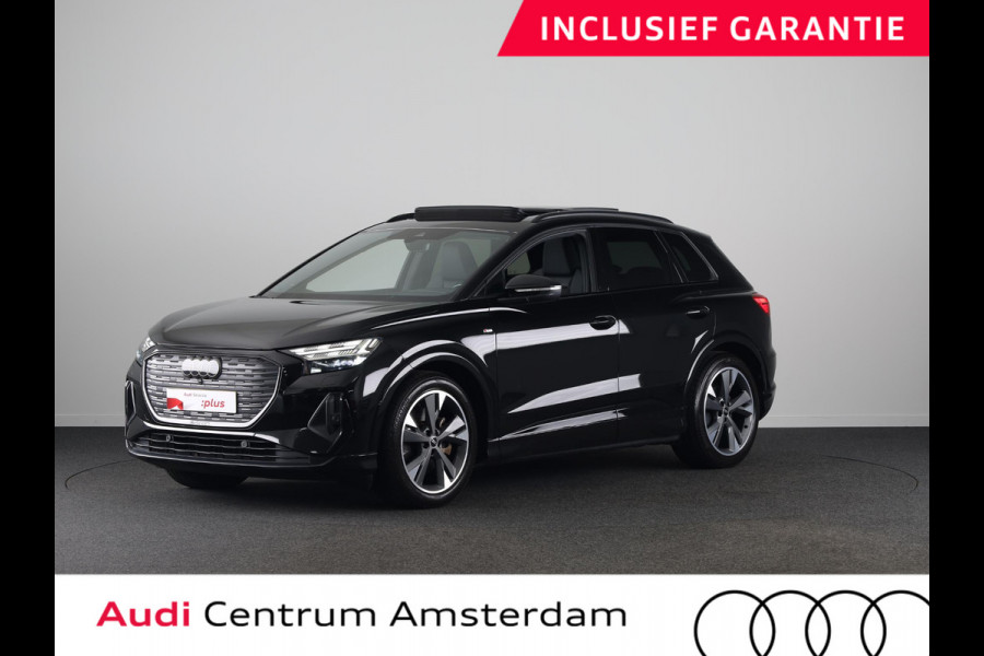 Audi Q4 e-tron 40 Launch edition S Competition 77 kWh 204pk | SoH 93% | Panoramadak | Head-up Display | Navigatie | Stoelverwarming