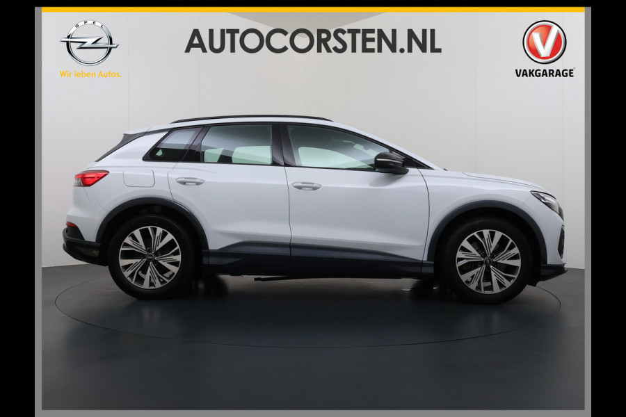 Audi Q4 e-tron 50 Quattro 300pk BOMVOL 82kWh SOH 95% Leer Warmtepomp SONOS®-Hifi Navi Camera Adap.Cruise Elek.Stoelen+Memory+Verwarming Apple C Launch Ed. Advanced Plus DAB Matrix LED Lmv  € 76.000 nieuw 1e Eigenaar Origineel Nederlandse Auto Dealeronderhouden