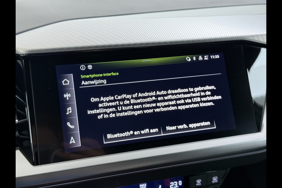 Audi Q4 e-tron 50 Quattro 300pk BOMVOL 82kWh SOH 95% Leer Warmtepomp SONOS®-Hifi Navi Camera Adap.Cruise Elek.Stoelen+Memory+Verwarming Apple C Launch Ed. Advanced Plus DAB Matrix LED Lmv  € 76.000 nieuw 1e Eigenaar Origineel Nederlandse Auto Dealeronderhouden