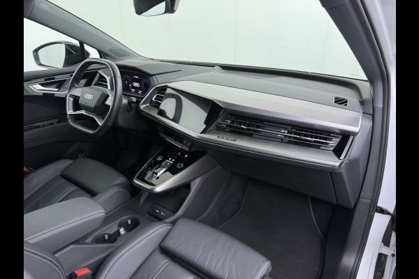 Audi Q4 e-tron 50 Quattro 300pk BOMVOL 82kWh SOH 95% Leer Warmtepomp SONOS®-Hifi Navi Camera Adap.Cruise Elek.Stoelen+Memory+Verwarming Apple C Launch Ed. Advanced Plus DAB Matrix LED Lmv  € 76.000 nieuw 1e Eigenaar Origineel Nederlandse Auto Dealeronderhouden