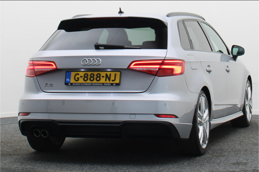 Audi A3 Sportback 35 TFSI CoD Advance Sport S Line Virtual Cockpit, Apple Carplay, LED, Stoelverwarming, Trekhaak, 18"