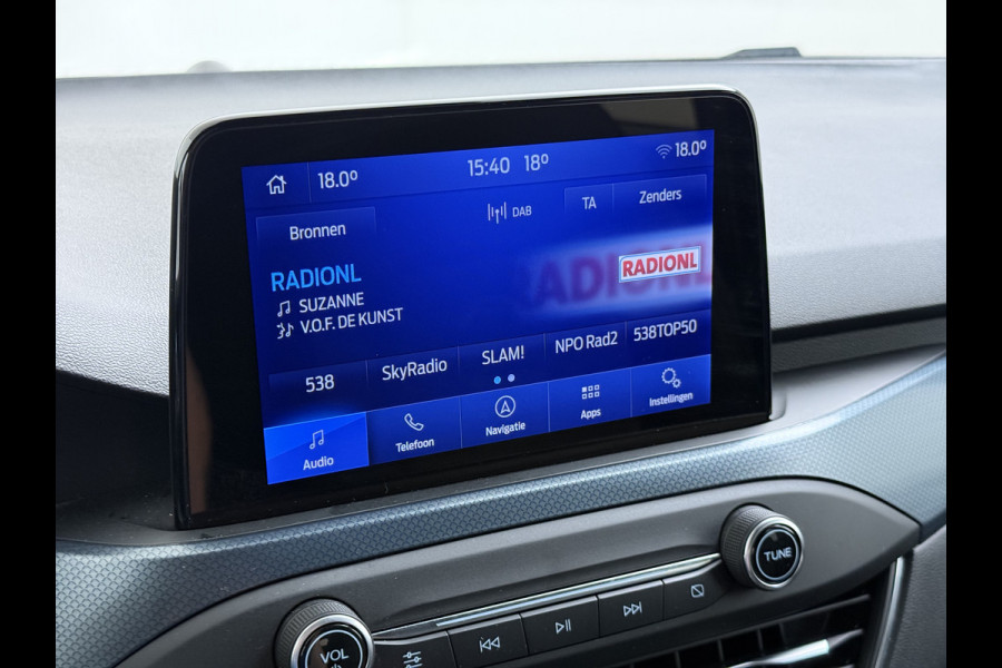 Ford FOCUS Wagon 1.5T 150PK AUT-8 Active X Navi Head-Up Adaptive Cruise Camera Apple Carplay Android Virtual-Cockpit Pdc Ecc Sport Stoelen Busine Elek.Achterklep Privacy Glas Led Isofix Wifi DAB Park-Asist Dodehoek-Asist Lane Assist Virtual Cockpit Keyless 1e Eigenaar Dealeronderhouden orig.NLse auto € 39.000 nieuw!  1.500KG trekvermogen