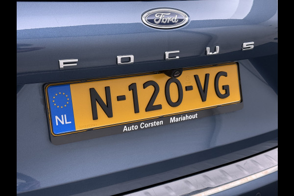 Ford FOCUS Wagon 1.5T 150PK AUT-8 Active X Navi Head-Up Adaptive Cruise Camera Apple Carplay Android Virtual-Cockpit Pdc Ecc Sport Stoelen Busine Elek.Achterklep Privacy Glas Led Isofix Wifi DAB Park-Asist Dodehoek-Asist Lane Assist Virtual Cockpit Keyless 1e Eigenaar Dealeronderhouden orig.NLse auto € 39.000 nieuw!  1.500KG trekvermogen
