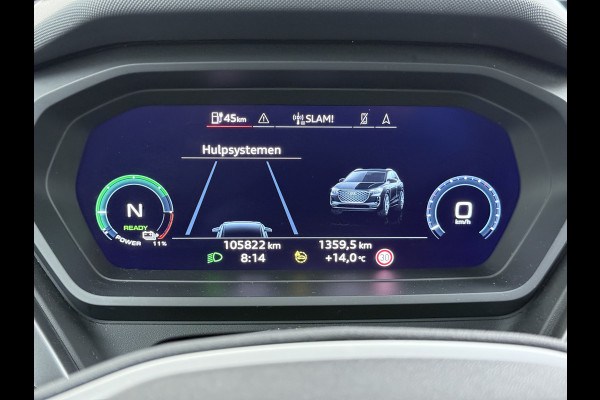 Audi Q4 e-tron 40 204pk AUT. 82kWh Advanced Launch Ed. SOH 97% Warmtepomp Matrix-Led Adaptive-Cruis Audi-Sound System Apple Carplay Android Aut 3 fase laden Stoelverwarming Lmv 20" DAB Bluetooth Elek.Achterklep € 63.000 nieuw Origineel Nederlandse Auto