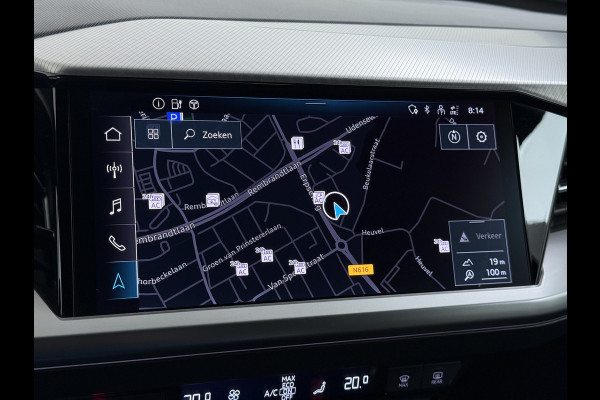 Audi Q4 e-tron 40 204pk AUT. 82kWh Advanced Launch Ed. SOH 97% Warmtepomp Matrix-Led Adaptive-Cruis Audi-Sound System Apple Carplay Android Aut 3 fase laden Stoelverwarming Lmv 20" DAB Bluetooth Elek.Achterklep € 63.000 nieuw Origineel Nederlandse Auto