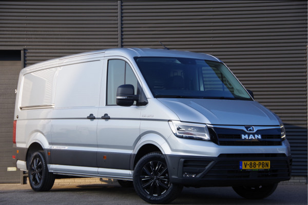 MAN TGE 3.140 35 2.0 L3H2 140PK AUT. LED, TREKHAAK, CAMERA, APPLE CARPLAY/ANDROID AUTO, CRUISE, VOORRUIT VERWARMING