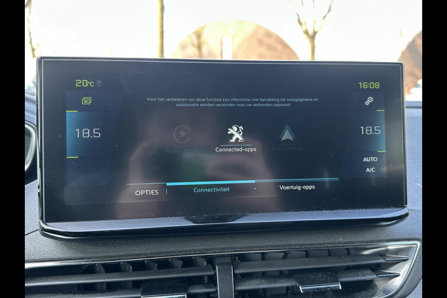 Peugeot 3008 1.6 HYbrid 225 GT PHEV | BLACK OPTIC| FOCAL AUDIO| STOELVERWARMING| CAMERA VOOR+ ACHTER| ADAPTIVE CRUISE CONTROL| DODE HOEK SENSOR| ELEK. ACHTERKLEP| STANDKACHEL