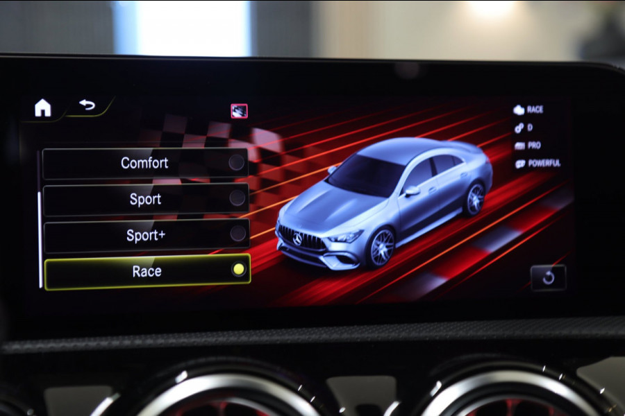 Mercedes-Benz CLA-Klasse AMG 45 S 4MATIC+ PANO/360CAM/BURM/MEMORY/SPORT/BOMVOL