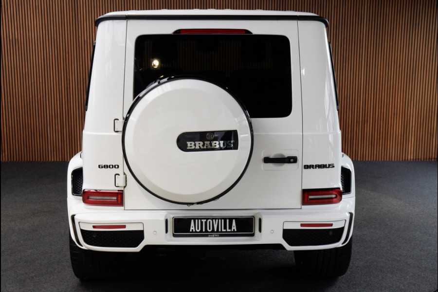 Mercedes-Benz G-Klasse BRABUS 800 Massage Burmester PTS 360° Camera Leer Navi Stoelventilatie Stoelverwarming voor en achter Climate voor & achter Memory seats Distronic Plus Elektr. bedienb. schuif-/ kanteldak PTS LM velgen