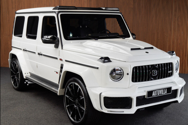 Mercedes-Benz G-Klasse BRABUS 800 Massage Burmester PTS 360° Camera Leer Navi Stoelventilatie Stoelverwarming voor en achter Climate voor & achter Memory seats Distronic Plus Elektr. bedienb. schuif-/ kanteldak PTS LM velgen