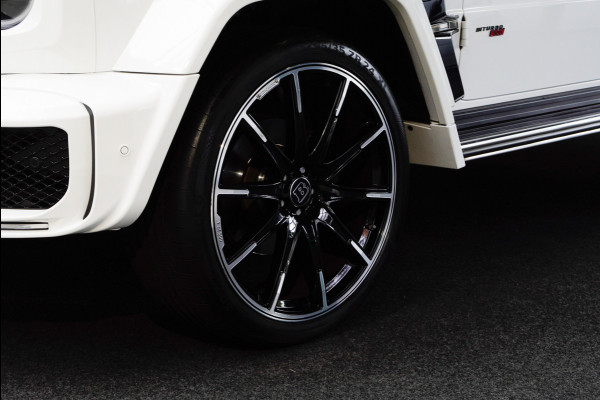 Mercedes-Benz G-Klasse BRABUS 800 Massage Burmester PTS 360° Camera Leer Navi Stoelventilatie Stoelverwarming voor en achter Climate voor & achter Memory seats Distronic Plus Elektr. bedienb. schuif-/ kanteldak PTS LM velgen