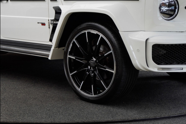 Mercedes-Benz G-Klasse BRABUS 800 Massage Burmester PTS 360° Camera Leer Navi Stoelventilatie Stoelverwarming voor en achter Climate voor & achter Memory seats Distronic Plus Elektr. bedienb. schuif-/ kanteldak PTS LM velgen