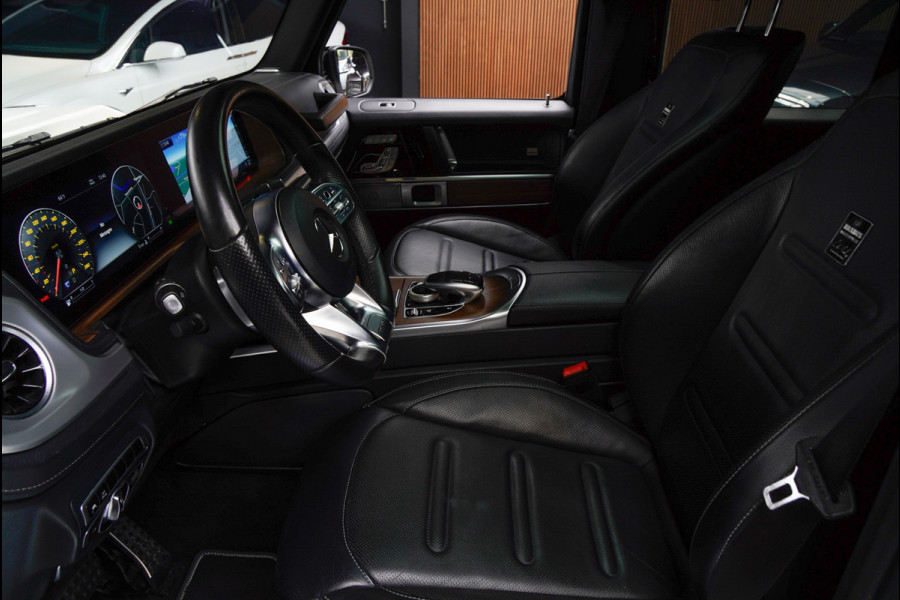 Mercedes-Benz G-Klasse BRABUS 800 Massage Burmester PTS 360° Camera Leer Navi Stoelventilatie Stoelverwarming voor en achter Climate voor & achter Memory seats Distronic Plus Elektr. bedienb. schuif-/ kanteldak PTS LM velgen