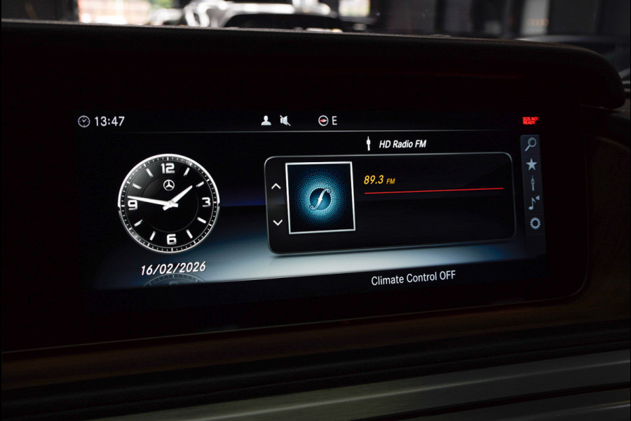 Mercedes-Benz G-Klasse BRABUS 800 Massage Burmester PTS 360° Camera Leer Navi Stoelventilatie Stoelverwarming voor en achter Climate voor & achter Memory seats Distronic Plus Elektr. bedienb. schuif-/ kanteldak PTS LM velgen