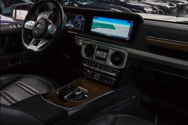 Mercedes-Benz G-Klasse BRABUS 800 Massage Burmester PTS 360° Camera Leer Navi Stoelventilatie Stoelverwarming voor en achter Climate voor & achter Memory seats Distronic Plus Elektr. bedienb. schuif-/ kanteldak PTS LM velgen