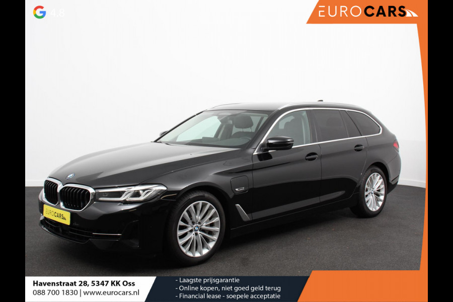 BMW 5 Serie Touring 530e Business PHEV AUTOMAAT | Adaptive cruise control | LED | Leder | Navigatie | Stoelverwarming | Achteruitrijcamera | Sfeerverlichting | Lane assist | Climate control | Apple Carplay/ Android Auto