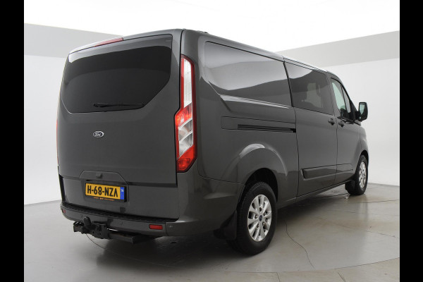 Ford Transit Custom 2.0 TDCI 130 PK AUT. L2H1 DUBBEL CABINE LIMITED | 2 SCHUIFDEUREN | TREKHAAK | CAMERA | STOELVERW. |