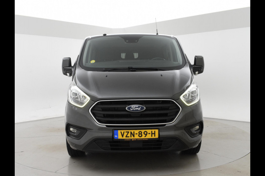 Ford Transit Custom 2.0 TDCI 130 PK AUT. L2H1 DUBBEL CABINE LIMITED | 2 SCHUIFDEUREN | TREKHAAK | CAMERA | STOELVERW. |