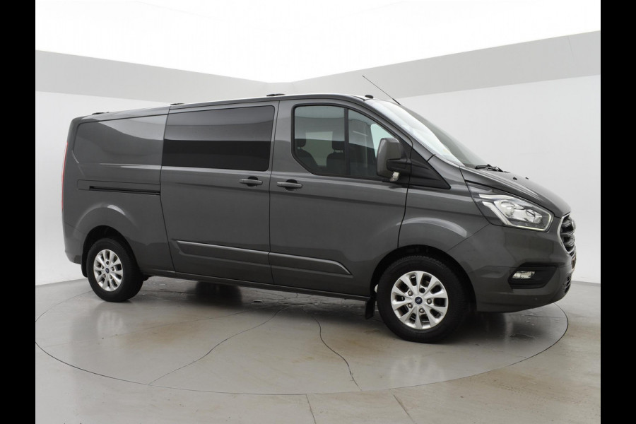 Ford Transit Custom 2.0 TDCI 130 PK AUT. L2H1 DUBBEL CABINE LIMITED | 2 SCHUIFDEUREN | TREKHAAK | CAMERA | STOELVERW. |