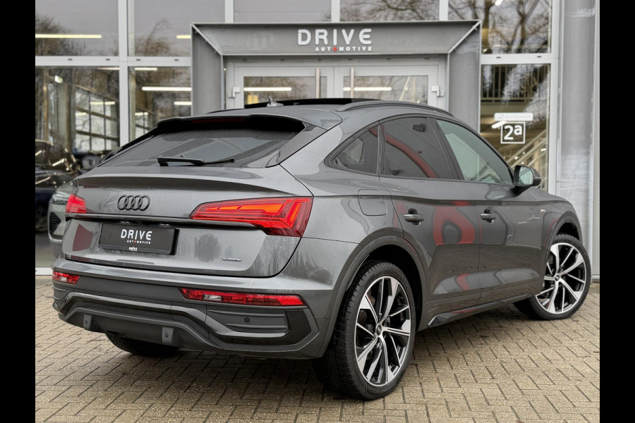 Audi Q5 Sportback 50 TFSI e S edition Competition |Black Optic|Pano|B&O|Luchtvering|Leer|Massage|21"