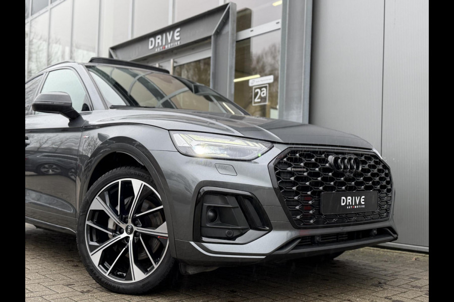 Audi Q5 Sportback 50 TFSI e S edition Competition |Black Optic|Pano|B&O|Luchtvering|Leer|Massage|21"