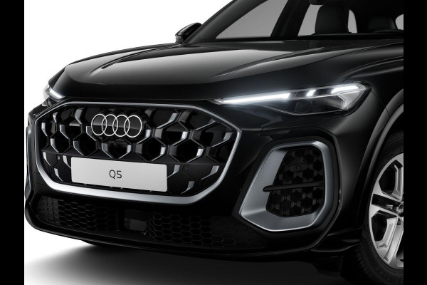 Audi Q5 S edition e-hybrid 299 PK | Trekhaak elektrisch | Stoelen voor elektrisch | Techniekpakket plus | Keyless | Leder | Bijrijdersscherm